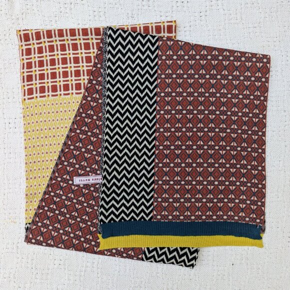 ANTONIO MARRAS Men's Scarf 100% Virgin Wool Knit Made in Italy - Picture 2 of 6